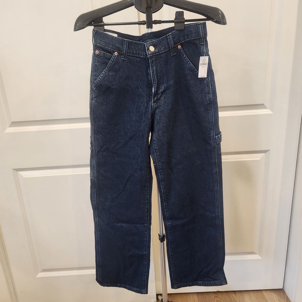 NEW GAP ’90s Loose Carpenter Mid Rise Dark Wash Jeans